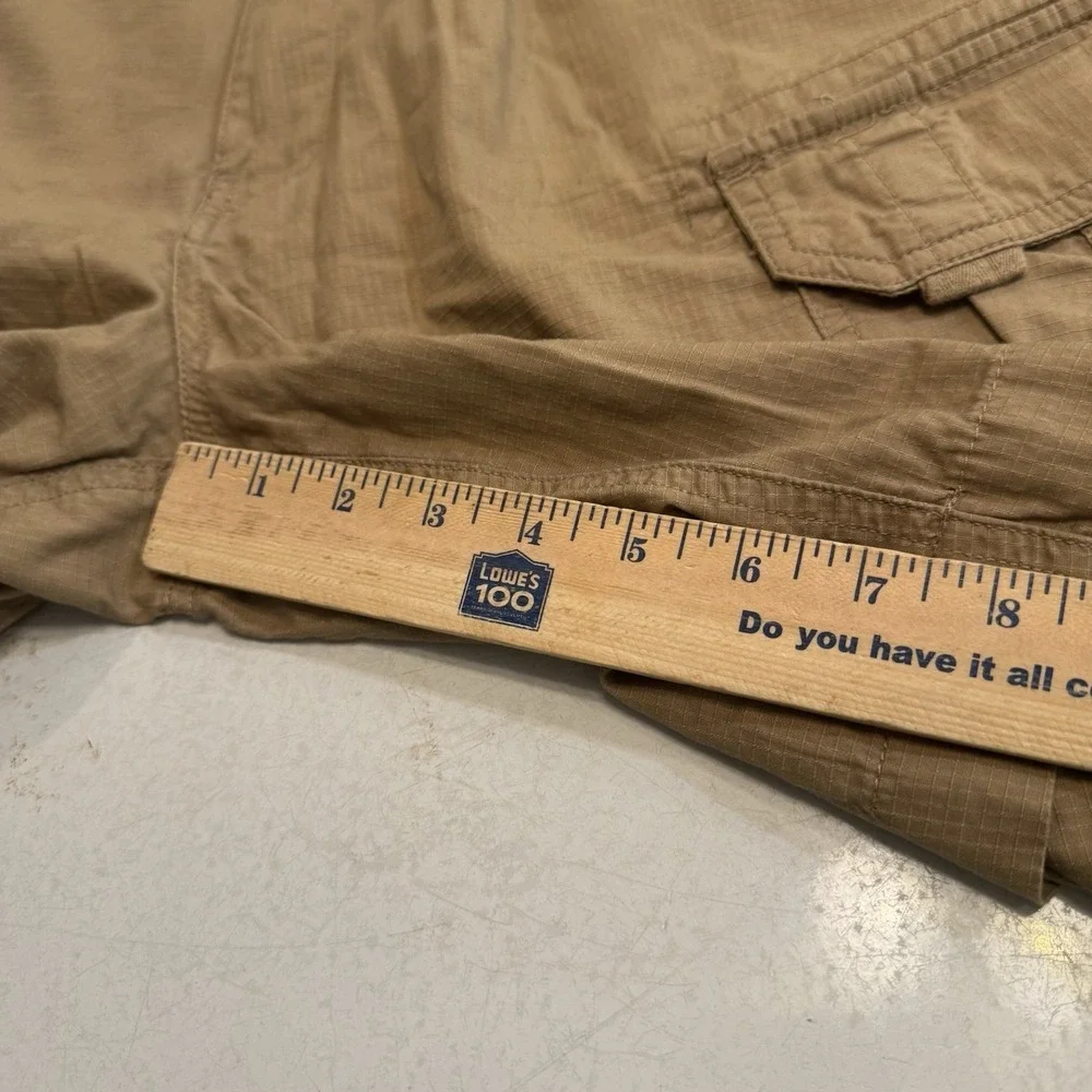 Chaps Men's‎ Beige Tan  Cargo Hiking Shorts 9